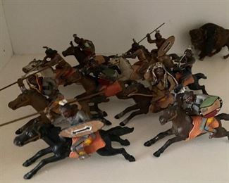 57. Britains lead Indians on horses and buffalo.  Buffalo is not lead. $180