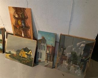 69. Lots of original paintings.  Some amazing some good!  $100