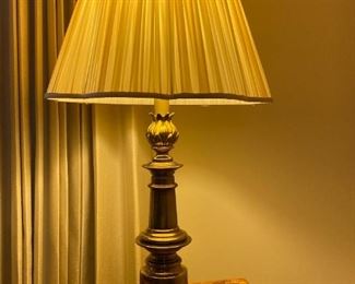 Brass Table Lamps (Set of 2)