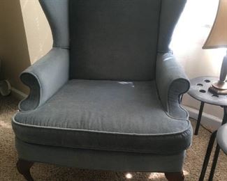 Blue wing chair (2)