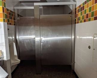 Bathroom Stalls, Buyer Responsible For Removal