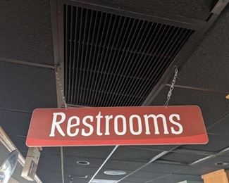 Restroom Signs, Buyer Responsible For Removal