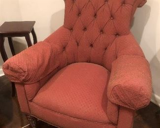 2 upholstered armchairs....