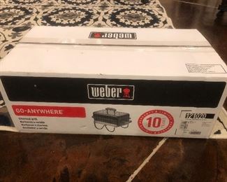 Weber Go Anywhere charcoal grill - new in box!