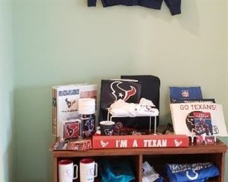 Texans football memorabilia