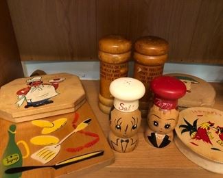 Vintage kitchen wood collection