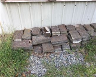 Landscaping flat boulders