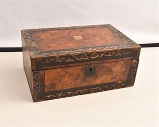 Antique Wooden Dresser Box