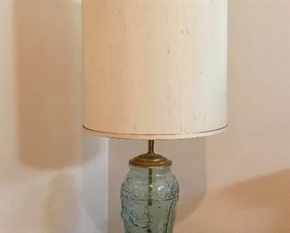 Nice glass base table lamp