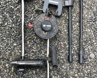 Minn Kota 65 trolling motor, Sentry down rigger and Hummingbird fish finder