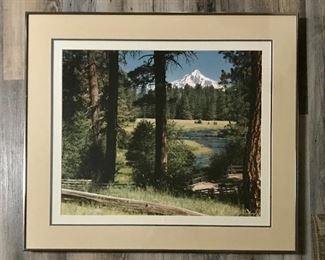 Head of the Metolius framed photo 32”x28”