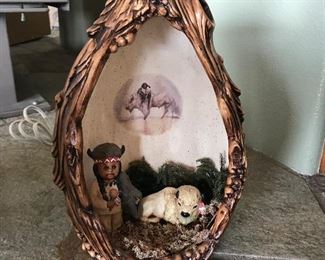 Cute ceramic lamp