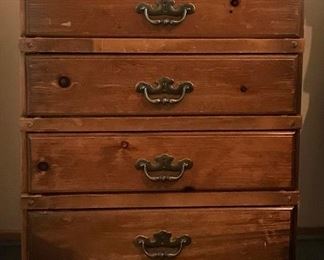 Solid wood dresser