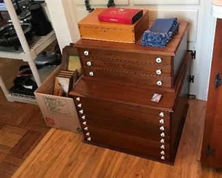 2 piece stacking drawers