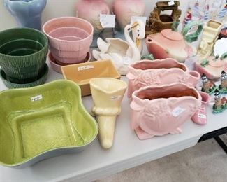 Pottery - Hull,  McCoy, other