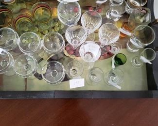 Assorted Aperitif and Juice Glasses