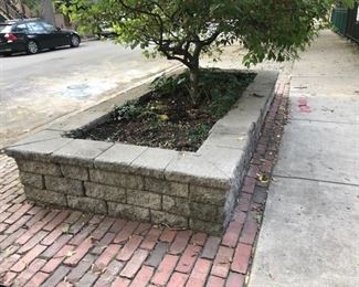 $190 -- Stone wall with ledge