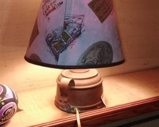 Vintage copper lamp