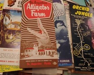 Hundreds of vintage maps and travel brochures