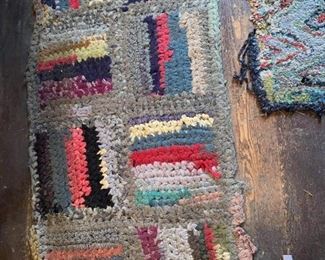 Vintage hooked rug