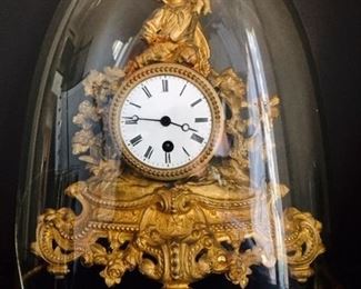 19th Century clock in dome--the dome is "as-is" old repair. 