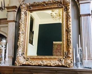 Very large and ornate mirror! 