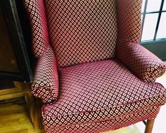 Gorgeous pair of wingback chairs 