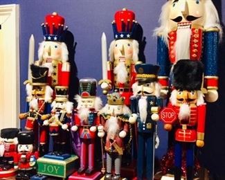 Huge collection of fine nutcrackers... each will be priced individually