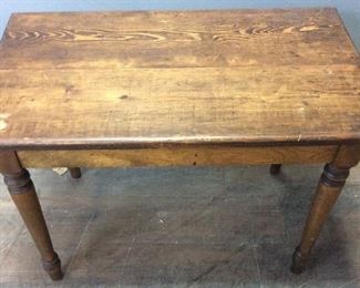 ANTIQUE SMALL PINE SIDE TABLE