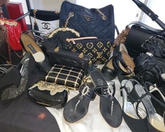 Women's  fashion handbags, accessories , shoes size 5/6