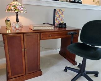 desk, computer desk, office chair
