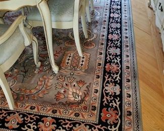 area rug, 100% wool rug,  Couristan area rug,  7'1" x 11'3" 