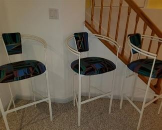 bar stools, contemporary 4 matching 