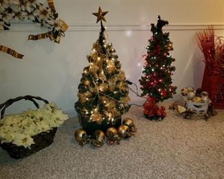 Christmas trees, holiday decor