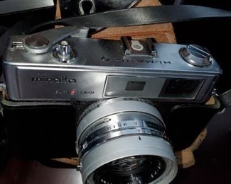 Minolta camera, 35mm, Hi Matic