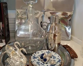 bar ware , decor, serving pieces 