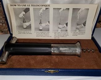 Le Telescope corkscrew,  rare piece with box 