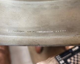 Tiffany Sterling Silver Base w/Bowl