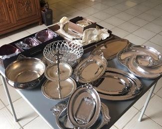 Assorted Serving Pieces