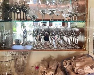 Assorted Stemware & Glassware +