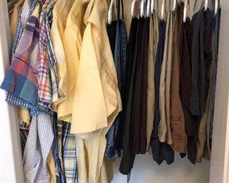 Many Closets Filled w/Clothes +