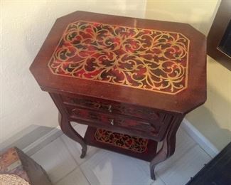Hand Painted Side Table