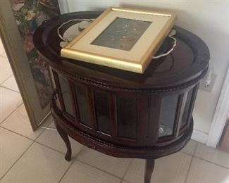 Chocolate/Tea Table w/ Serving Tray