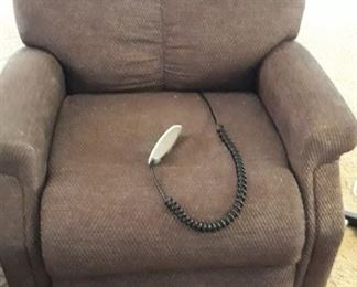 Brown Remote Control Recliner Lifter