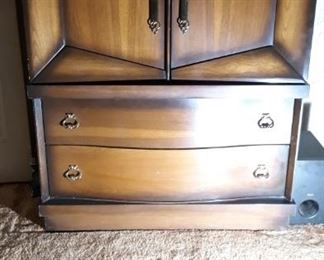 Brown Wooden Dresser