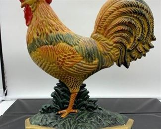 Cast Iron Rooster Door Stop