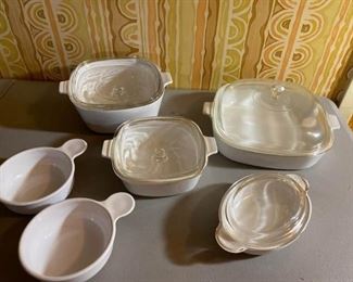 Corning Ware with Lids
