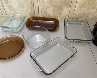 Pyrex Fire King Casserole Dishes Bowls