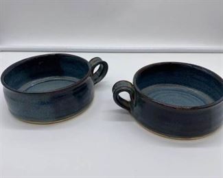 Two Small Pottery Bowls