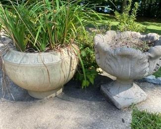 Two Patio Planters